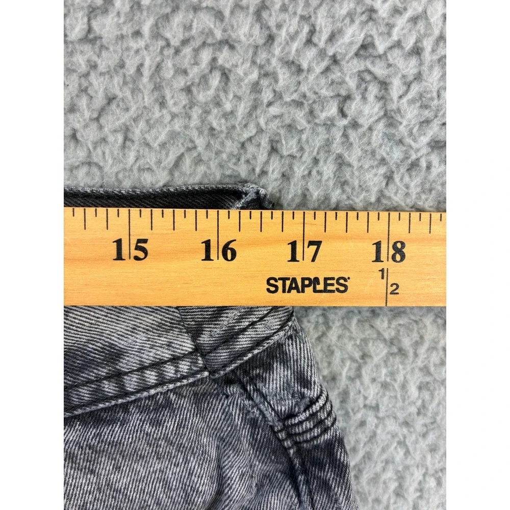 Deiter Premium Mens Denim Shorts Size 32 Gray Acid Wash Distressed Ripped